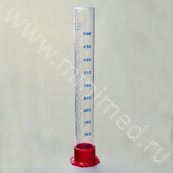 Цилиндр 3-500-2 (с дел.) ТУ 9464-013-52876351-2014, ГОСТ 1770-74, уп.6 шт 10004604