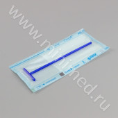 Шпатель микробиологический T-форма, синий, стерильный, инд.уп 12006736