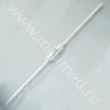 Пипетка с одной отметкой (Мора) 2-2-50 ТУ 9464-013-52876351-2014, ГОСТ 29169-91, уп.4 шт. 10001809